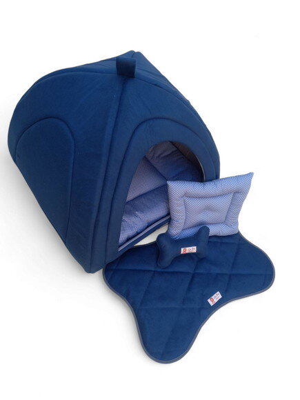 Casinha Iglu para Pets Suede 60x60 4 Peças