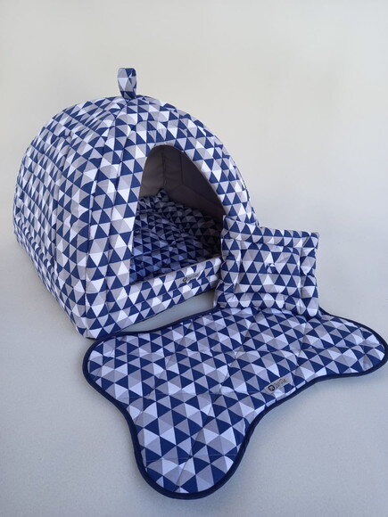 Casinha Iglu para Pets Triangle 50x50 com 4 peças