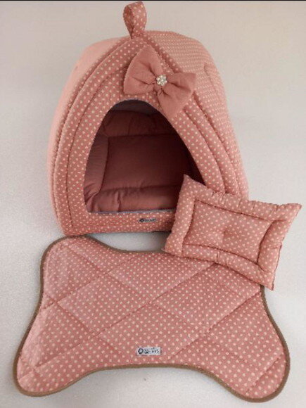 Casinha Iglu para Poa Médio 60x60 4 Peças