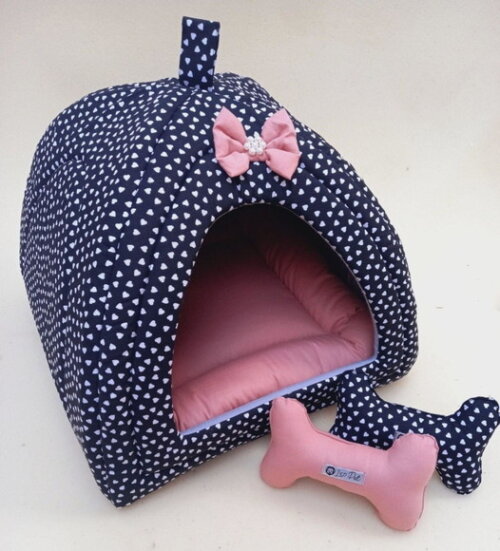 Casinha Iglu Pets 70x70 com 2 Peças