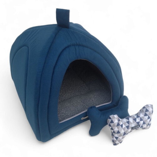 Casinha Iglu Pets Pelucia 40x40 com 2 Peças