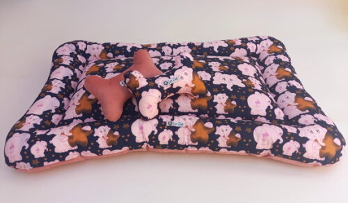 Colchonete para Pet Elefante Dupla Face 80x60