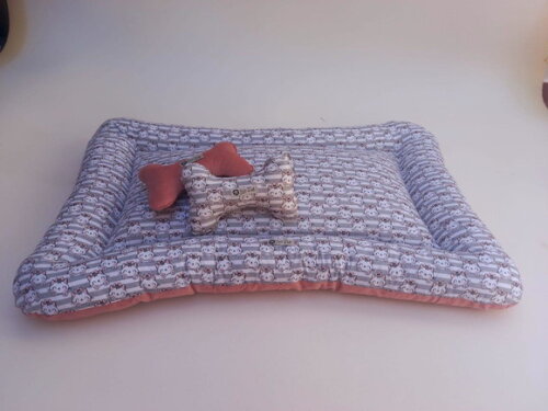 Colchonete para Pet Gatinha Dupla Face 80x60