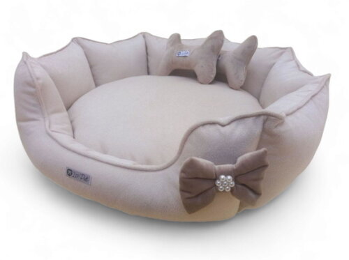 Kit Cama para Pets Redonda 90x90,edredon 80x60 Cherpa