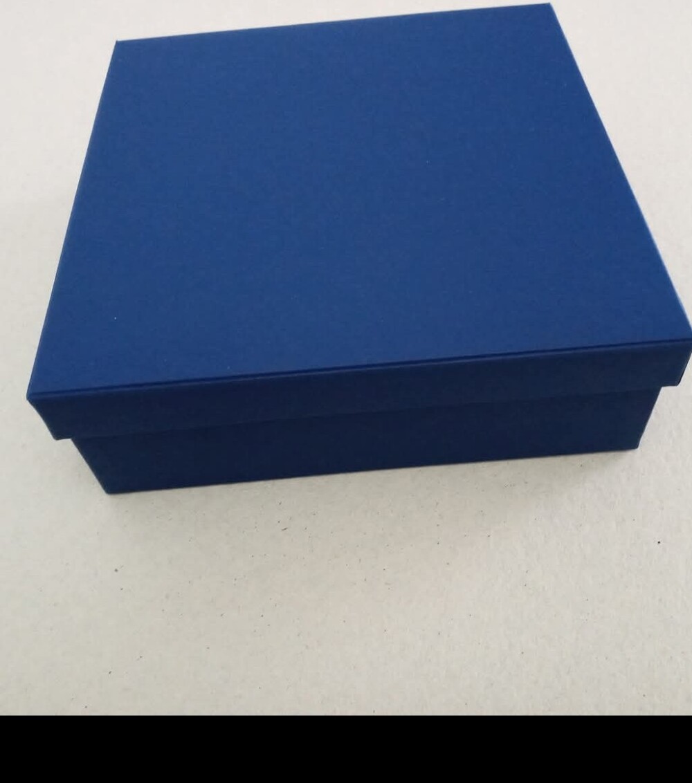 Caixa Quadrada  Azul Promoção