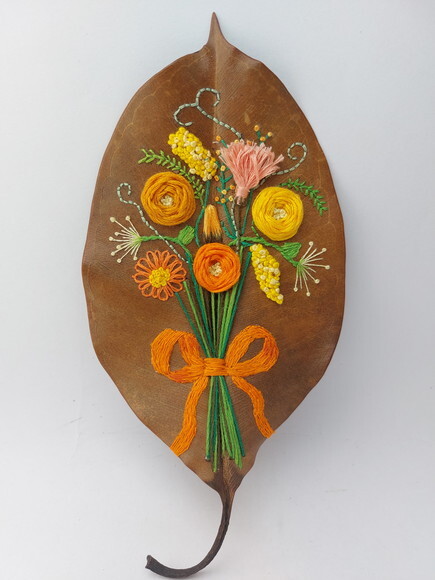 Buquê em Folha Seca- Flor do Campo