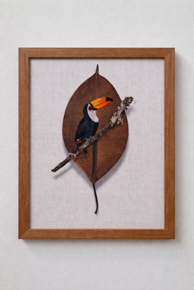 Folha em Canvas - Tucano