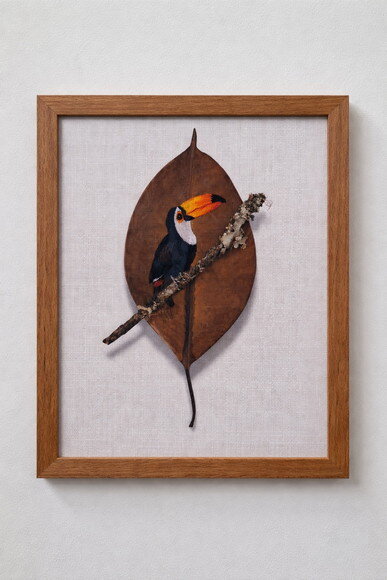 Folha em Canvas - Tucano
