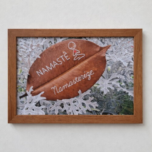Folha em Canvas - Namasterize