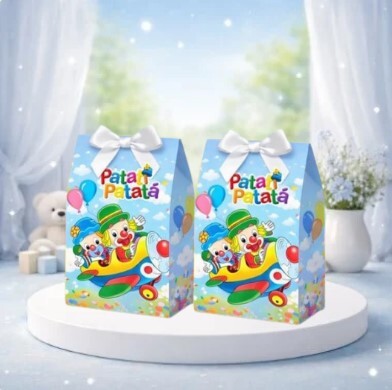 Sacolinha Surpresa e Caixinha Milk Patati Patata