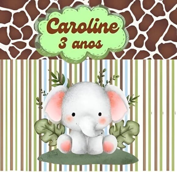 Caixinhas Milk Personalizada Festa Safari Baby