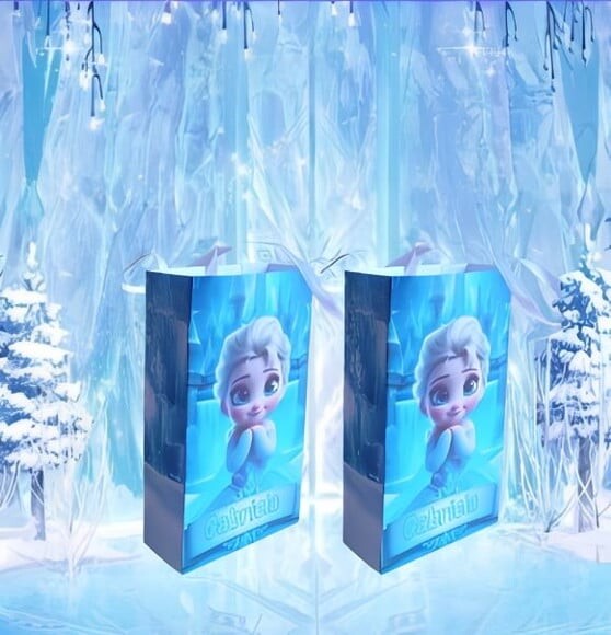 Sacolinha Personalizada da Frozen Menina