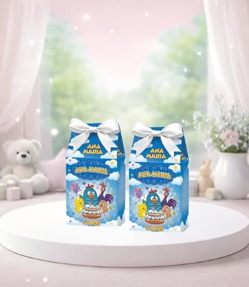 Sacolinha Surpresa e Caixinha Milk da Galinha Pintadinha