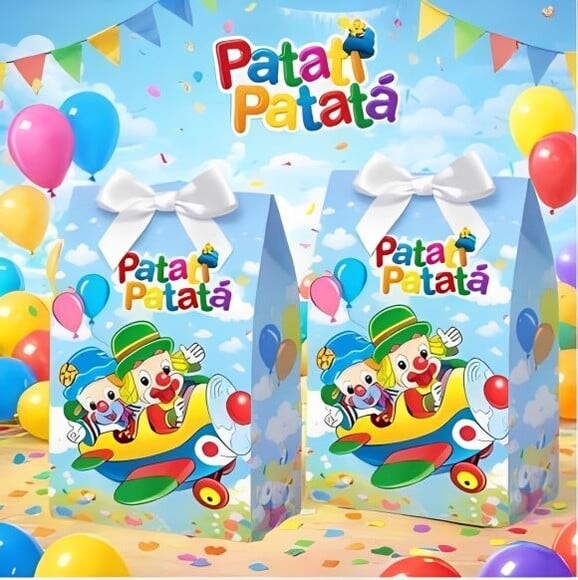 Sacolinha Surpresa e Caixinha Milk do Patati Patatá