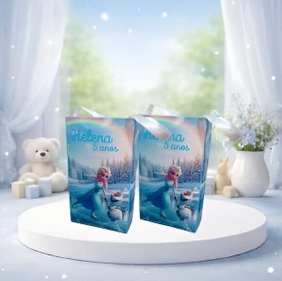 Sacolinha Surpresa Personalizada da Frozen