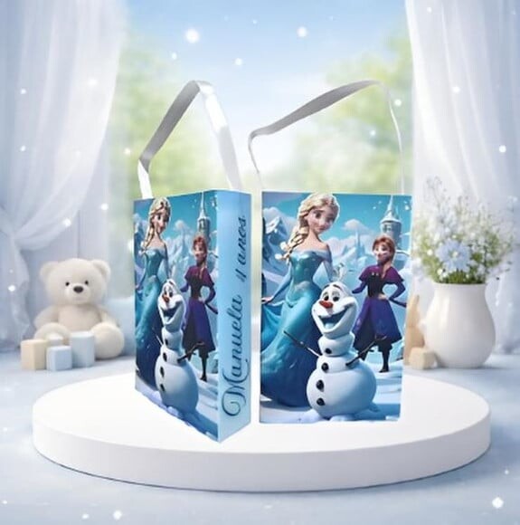 Sacolinha Surpresa Personalizada da Frozen Menina - 2
