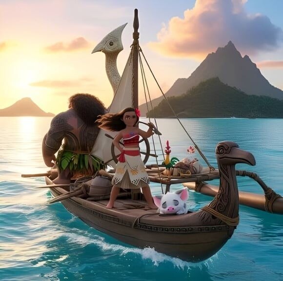 Sacolinha Surpresa Personalizada Moana 1