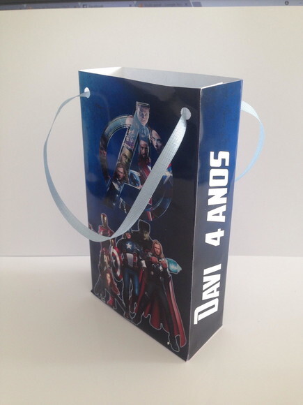 Sacolinha Surpresa Personalizada os Vingadores