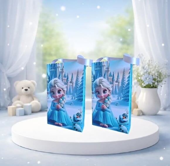 Sacolinha Personalizada da Frozen
