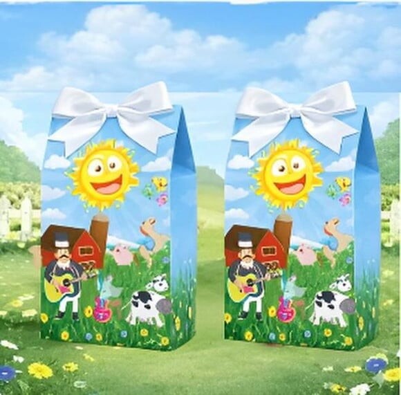 Sacolinha Surpresa e Caixinha Milk da Fazendinha