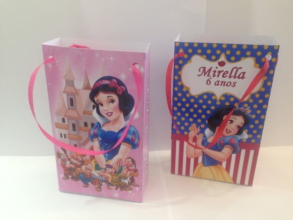 Sacolinha Surpresa Personalizada Branca de Neve