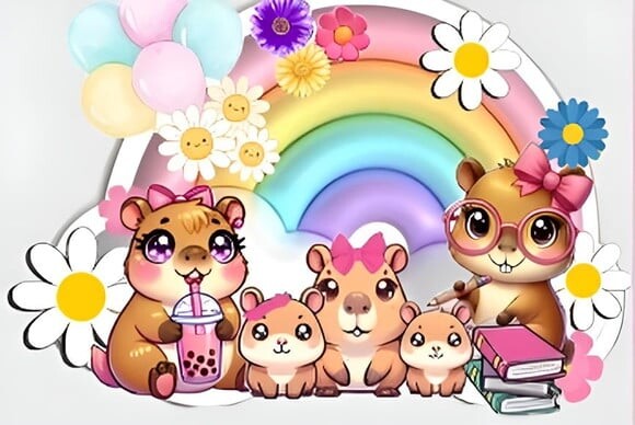 Sacolinha Surpresa Personalizada da Capivara 2