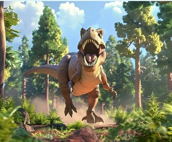 Sacolinha Surpresa Personalizada do Dinossauro 1