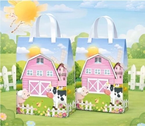Caixinhas Milk e Sacolinha Surpresa da Fazendinha