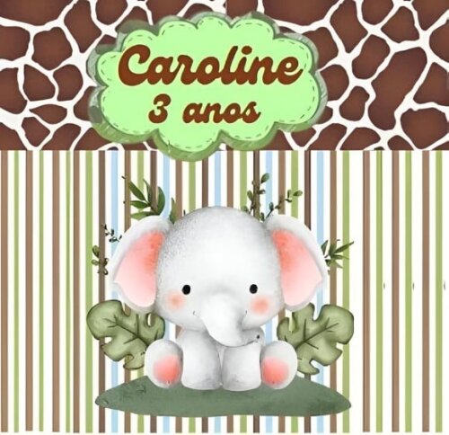 Caixinhas Milk Personalizada Festa Safari Baby