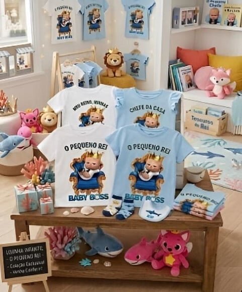Camiseta Infantil do Poderoso Chefinho