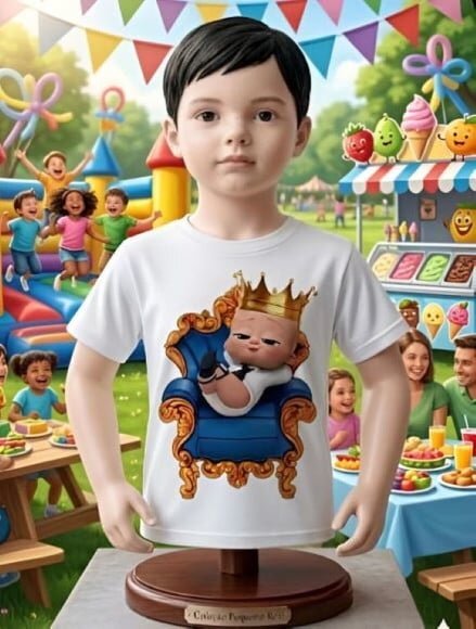 Camiseta Infantil do Poderoso Chefinho