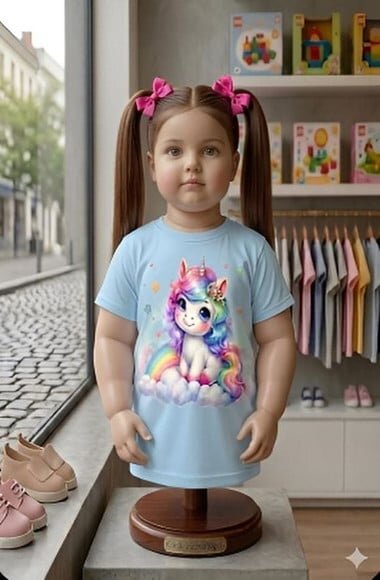 Camiseta Infantil Tema do Unicórnio