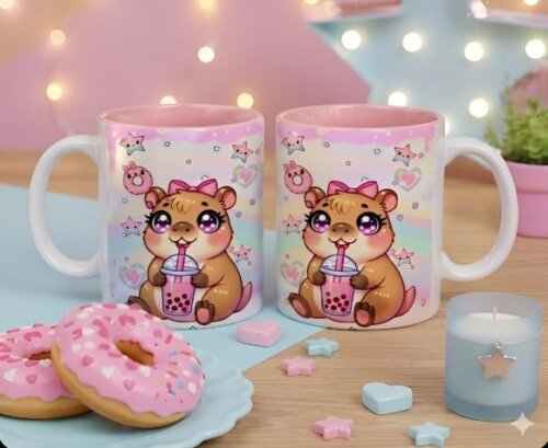 Caneca com Tema da Capivara