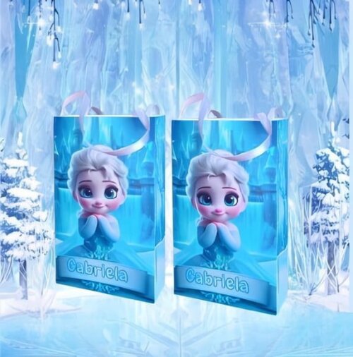 Sacolinha Personalizada da Frozen Menina
