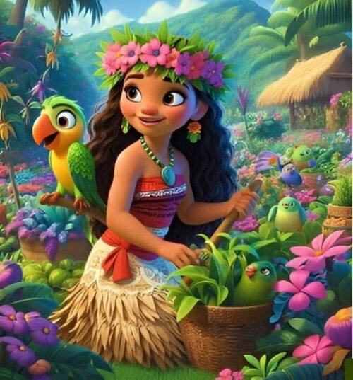 Sacolinha Surpresa Personalizada da Moana