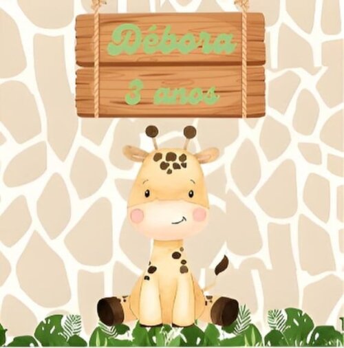 Sacolinha Surpresa Personalizada Festa Safari