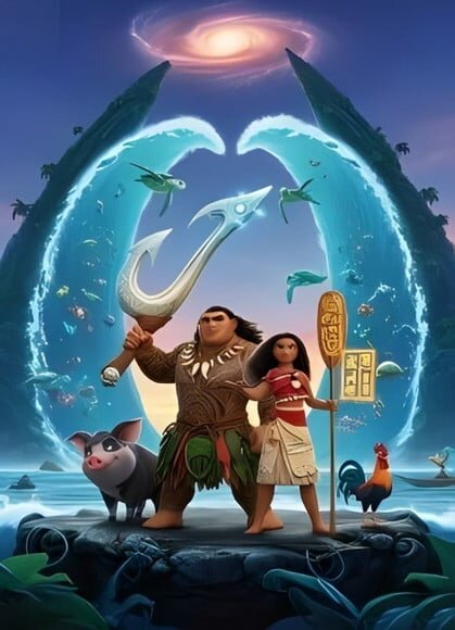 Sacolinha Surpresa Personalizada Moana 3