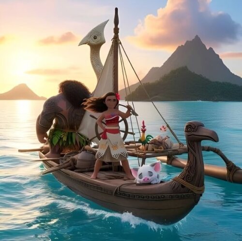 Sacolinha Surpresa Personalizada Moana 1