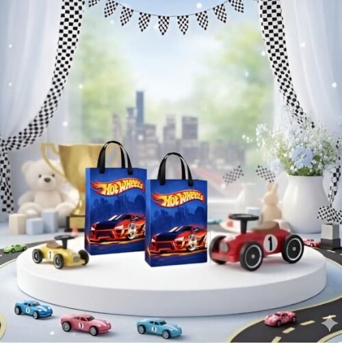 Sacolinhas Surpresa e Caixinha Milk Personalizada Hot Wheels