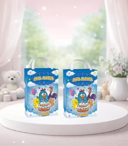 Sacolinha Surpresa e Caixinha Milk da Galinha Pintadinha