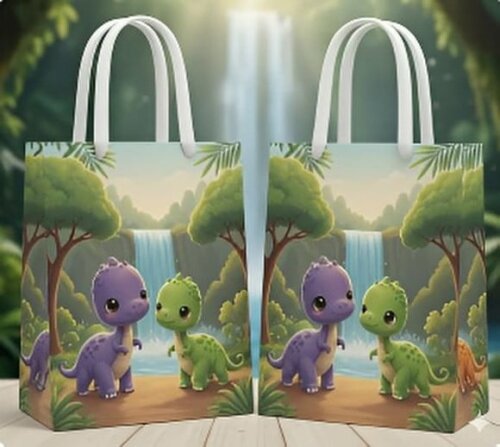 Sacolinha Surpresa ou Caixinha Milk do Dinossauro