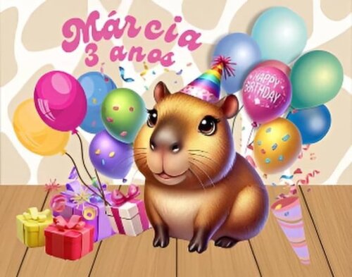 Sacolinha Surpresa Personalizada da Capivara 2