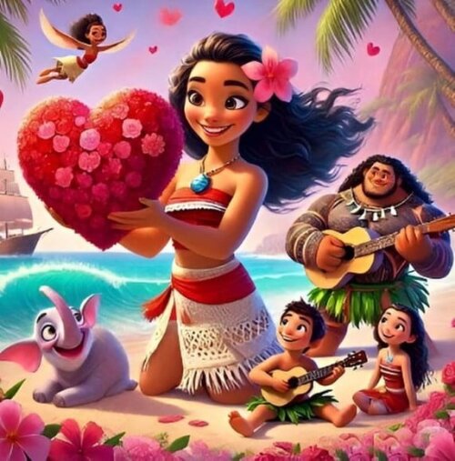 Sacolinha Surpresa Personalizada da Moana