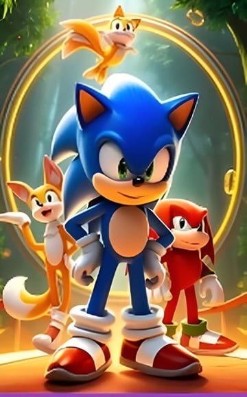 Sacolinha Surpresa Personalizada do Sonic