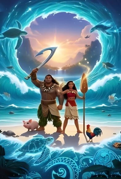 Sacolinha Surpresa Personalizada Moana 3