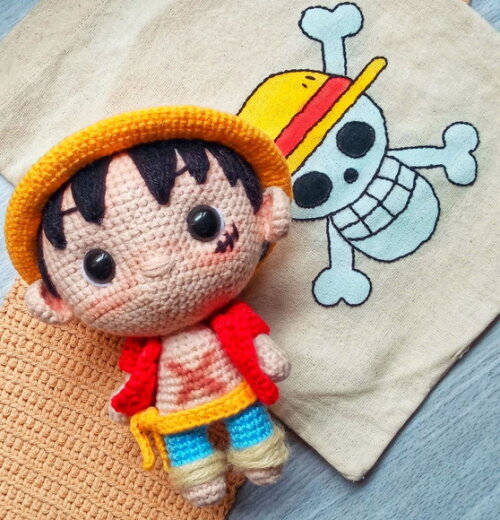 Luffy Amigurumi