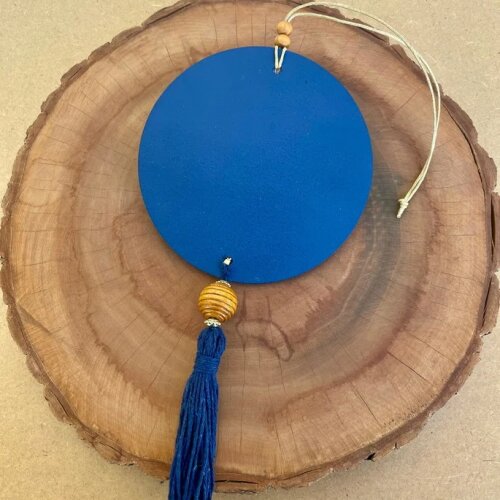 Mandala de Porta - Divino Espírito Santo - Azul