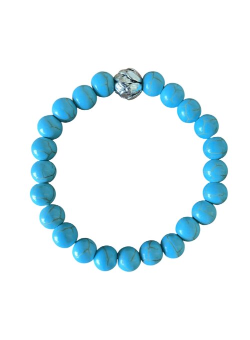 Pulseira Howlita Turquesa