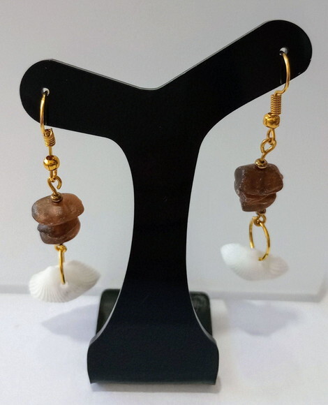 Brinco Cascalhos e Conchas
