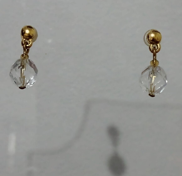 Brinco Cristais Tchecos Transparentes